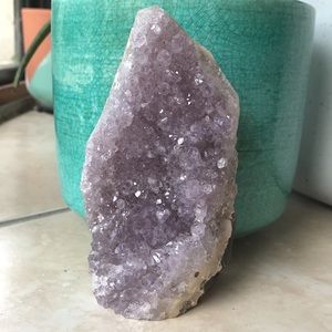 Lilac amethyst crystal cluster